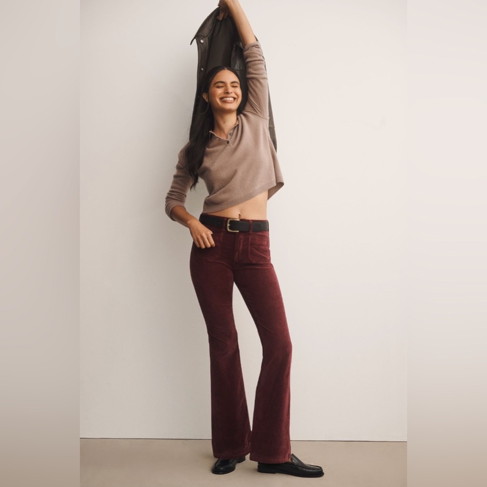 Anthropologie Pilcro “The Icon” corduroy flares | Size 29